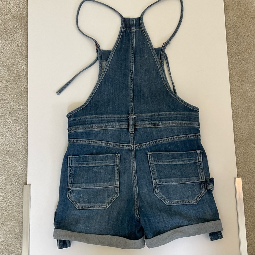 Anthropologie Pilcro Everyday Denim Short Overalls Size 25 - Picture 11 of 16